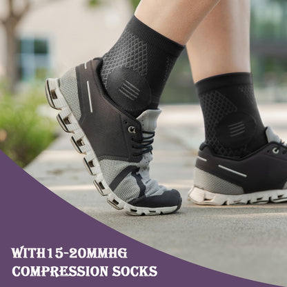 Compression Foot Sleeves With Arch Support Ankle Compression Socks OpenToe Neuropathy Socks 3