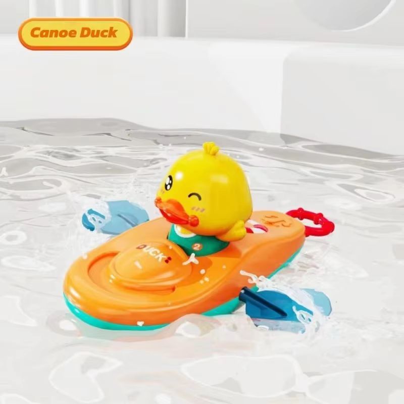 Little Yellow Duck Kayak Bath And Pool Toy For Kids 5