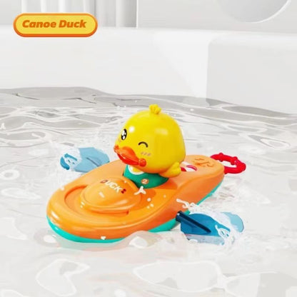 Little Yellow Duck Kayak Bath And Pool Toy For Kids 5