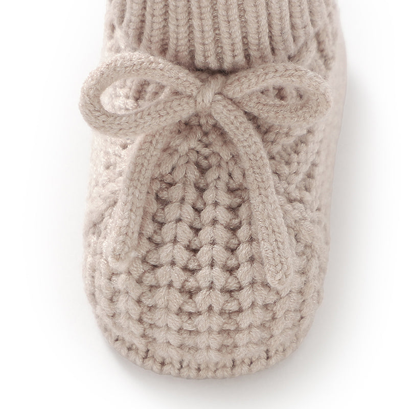 Knitted Baby Booties Soft Soled AntiSlip First Walkers Shoes For Newborn Boys Girls Toddler Unisex  2