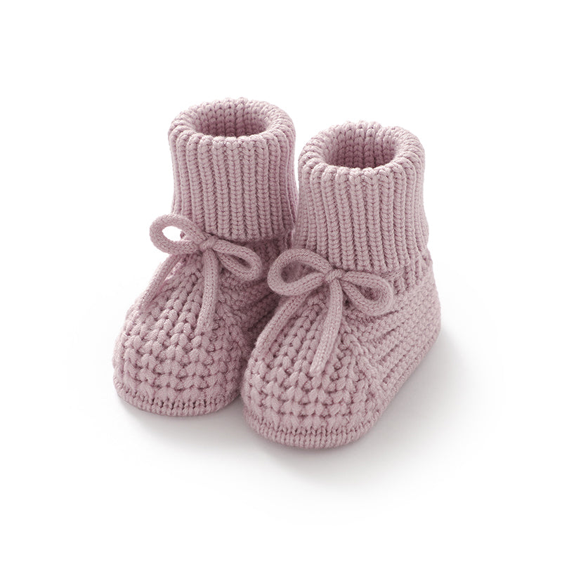 Knitted Baby Booties Soft Soled AntiSlip First Walkers Shoes For Newborn Boys Girls Toddler Unisex  7