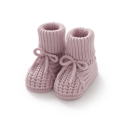 Knitted Baby Booties Soft Soled AntiSlip First Walkers Shoes For Newborn Boys Girls Toddler Unisex  7