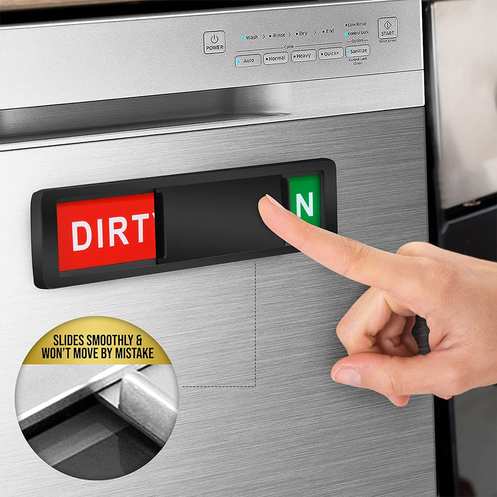 Clean Dirty Sign, Dishwasher Magnet, Strong Magnet for Kitchen, Refrigerator Room Decor