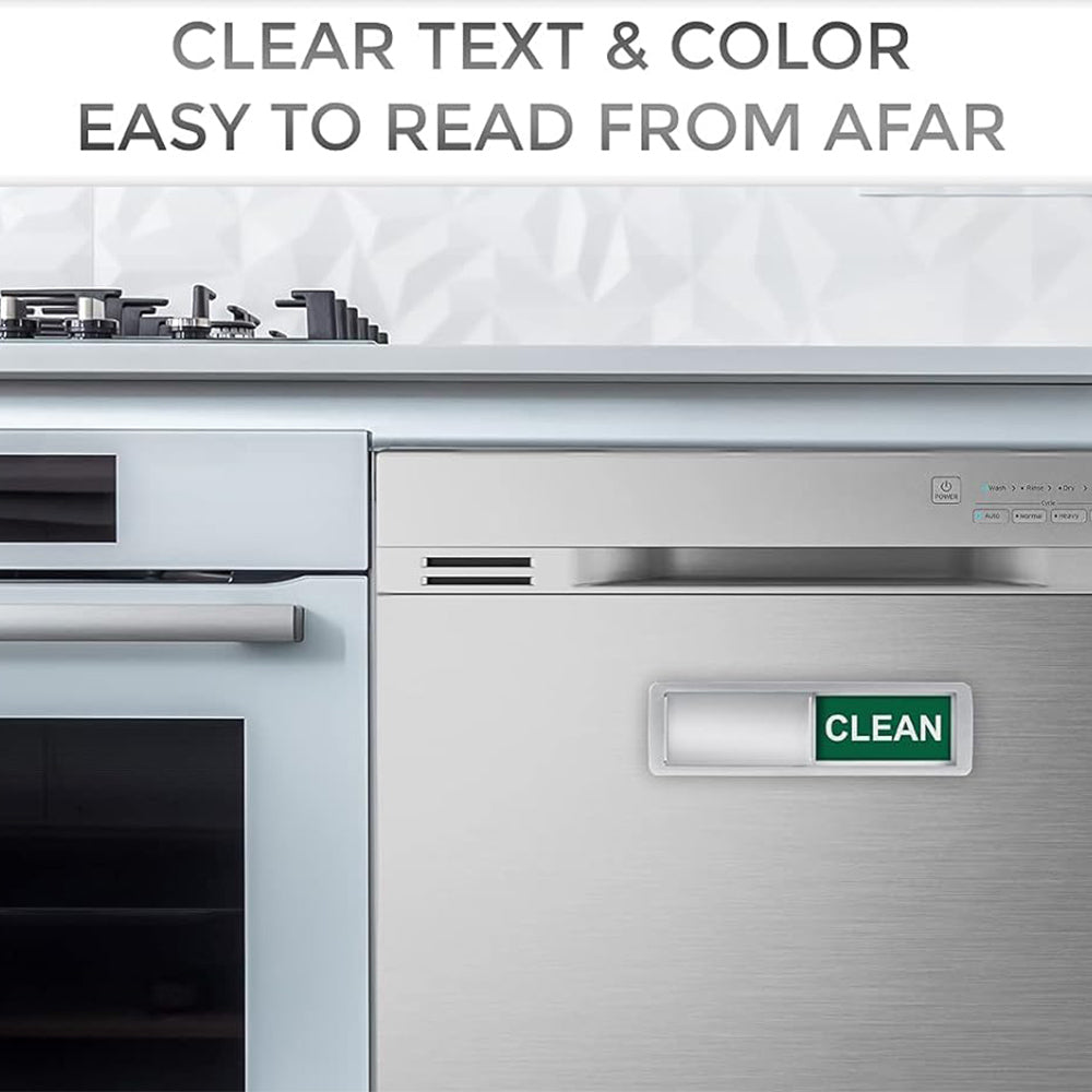 Clean Dirty Sign, Dishwasher Magnet, Strong Magnet for Kitchen, Refrigerator Room Decor