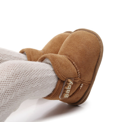 Toddler Warm Winter Snow Boots Newborn Baby Fleece Ankle Boots Nonslip Thickened Shoes For Girls An