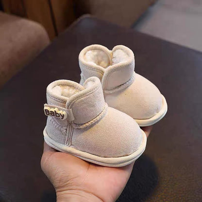 Toddler Warm Winter Snow Boots Newborn Baby Fleece Ankle Boots Nonslip Thickened Shoes For Girls An