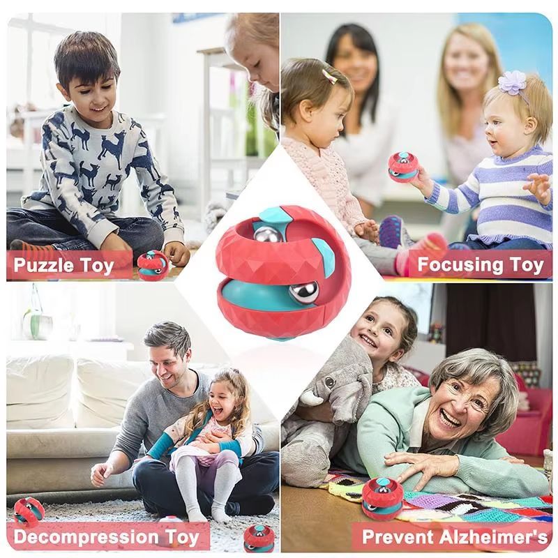 Orbit Ball Fidget Toy Stress Relief Spinner For Kids And Adults 2