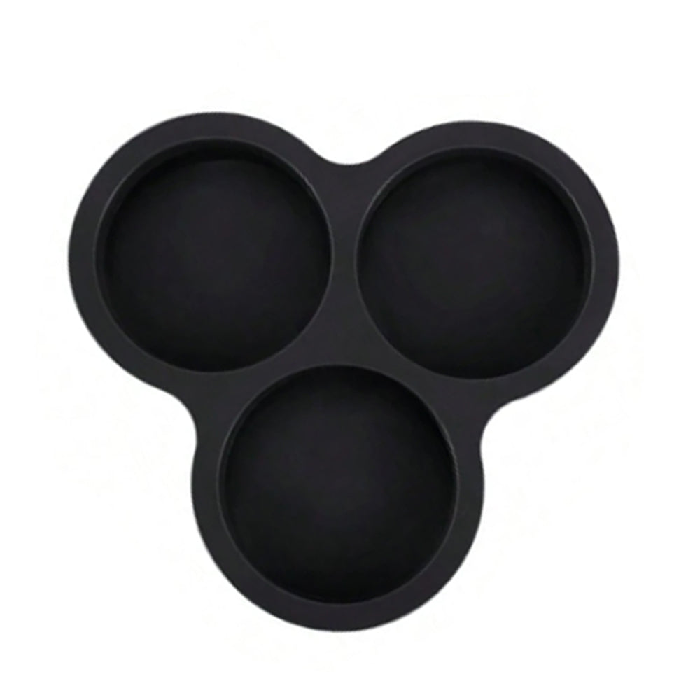 Silicone Egg Mold Air Fryer Egg Pan Reusable 3-Cavity Muffin Cake Baking Mould Kitchen Cooking Accessories