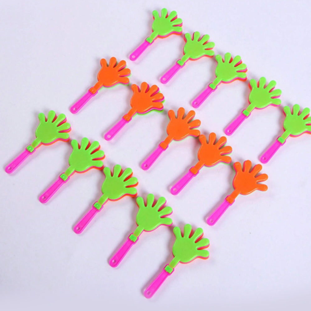 Noisemakers Clappers, Mini Hand Clappers for Cheering, Game Day Birthday Party Favors