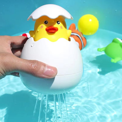 SprinklePals Duck And Penguin Egg Water Spray Baby Bath Toy 1