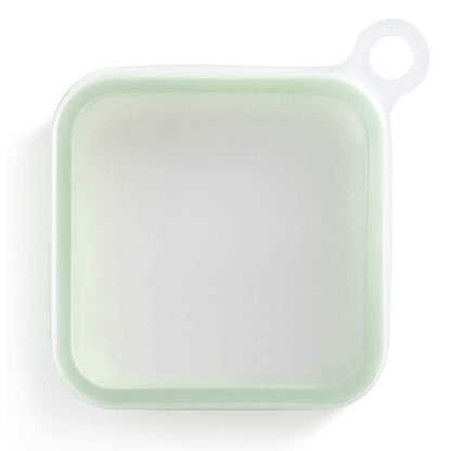 Portable Silicone Sandwich, Toast Bento Box With Handle, Snack Box, Food Container for Office Worker, Student Lunch Box