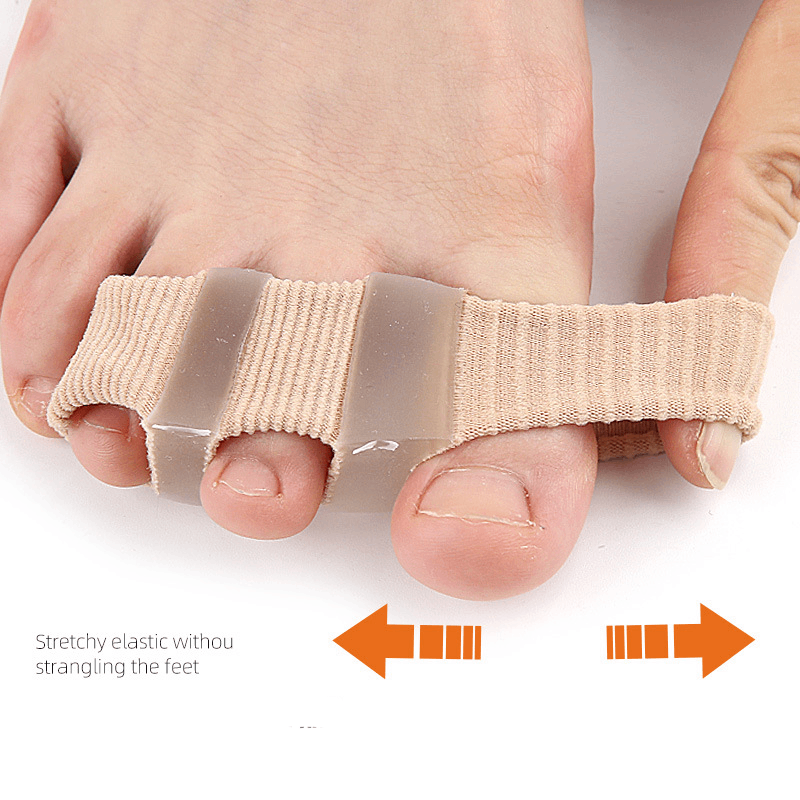 Foot Care Tool, Silicone Toe Separator Hallux Valgus Corrector, Bunion Straightener