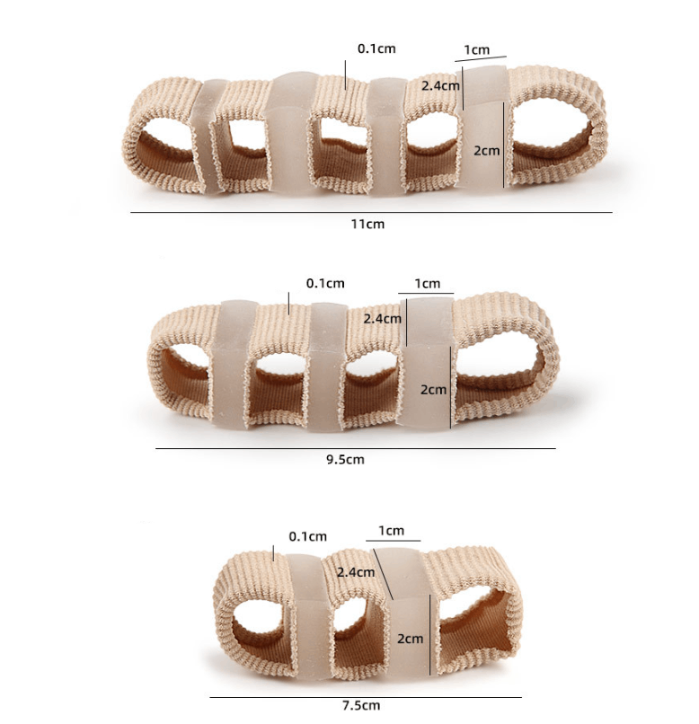 Foot Care Tool, Silicone Toe Separator Hallux Valgus Corrector, Bunion Straightener