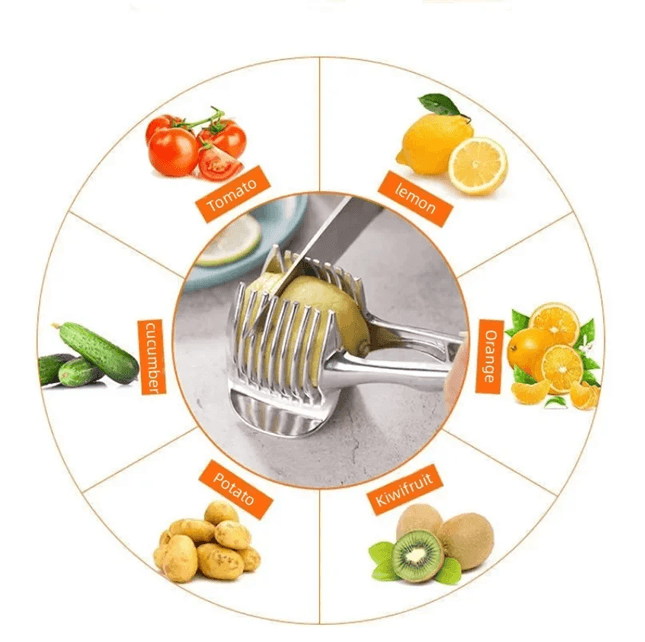Stainless Steel Handheld Fruit And Vegetable Slicer Clip 2