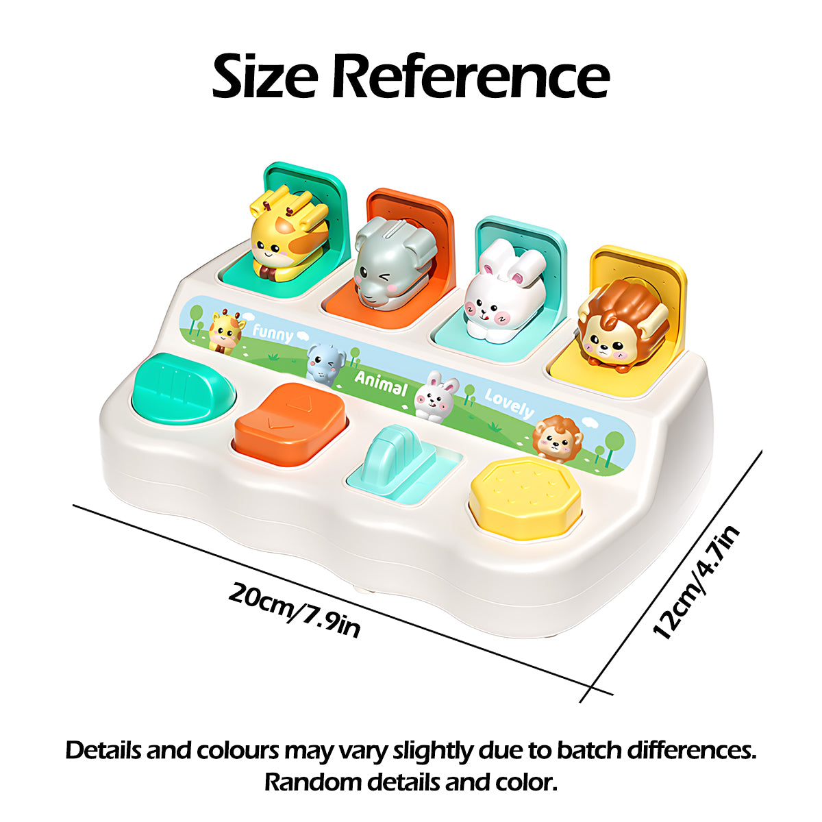 Pop Up Animal Toys For Kids Montessori Learning Boxes Boost Logic And Motor Skills Perfect For Chil 2