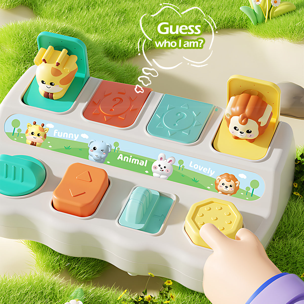 Pop Up Animal Toys For Kids Montessori Learning Boxes Boost Logic And Motor Skills Perfect For Chil 3