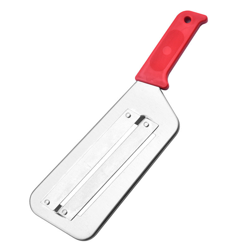 Cabbage Kitchen Knife Double Slice Planer Metal Sauerkraut Knife Vegetable Slice Knife Hand Chopper 2