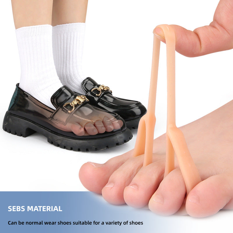 Orthopedic Silicone Gel Bunion Adjuster Hammer Toe Support Pads Foot Care Separator For Pain Relief 4