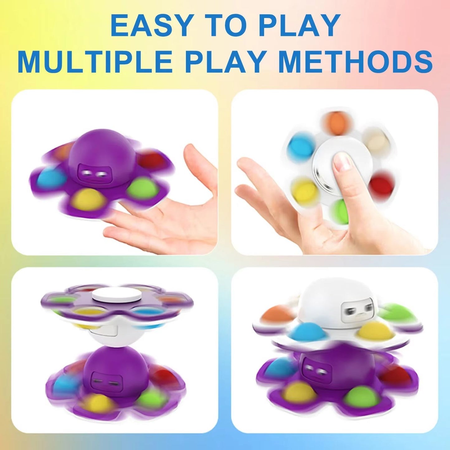 SpinPop Face Switch Fidget Spinner Toy For Kids 5