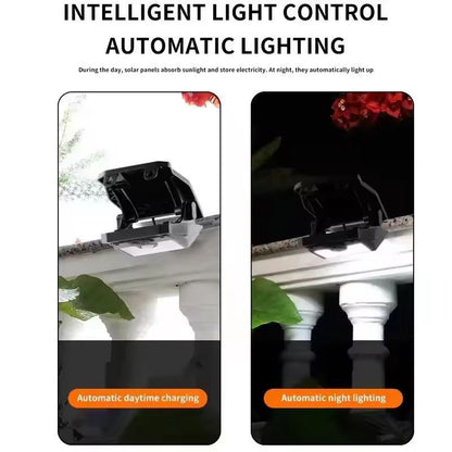 GardenClip 58 LED Solar Motion Light  ClipOn Outdoor Waterproof Fence Lamp 1