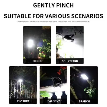 GardenClip 58 LED Solar Motion Light  ClipOn Outdoor Waterproof Fence Lamp 4