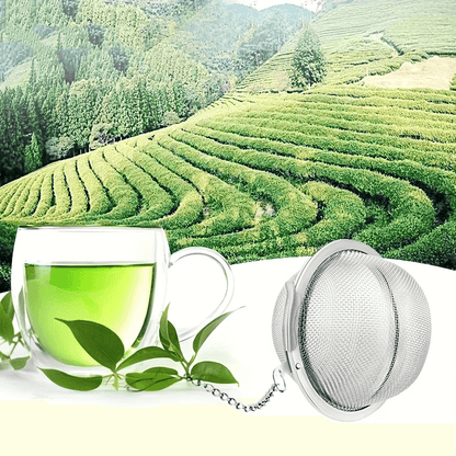 Stainless Steel Tea And Soup Infuser Ball With Chain 2