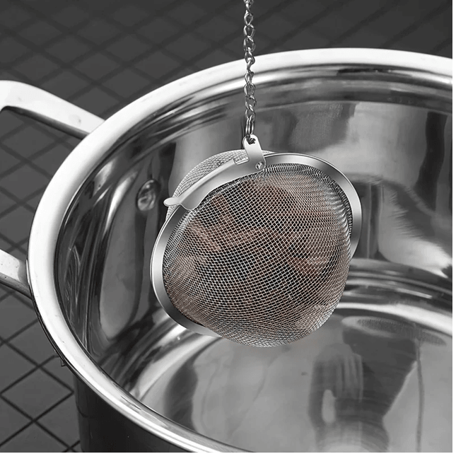 Stainless Steel Tea and Soup Infuser Ball with Chain