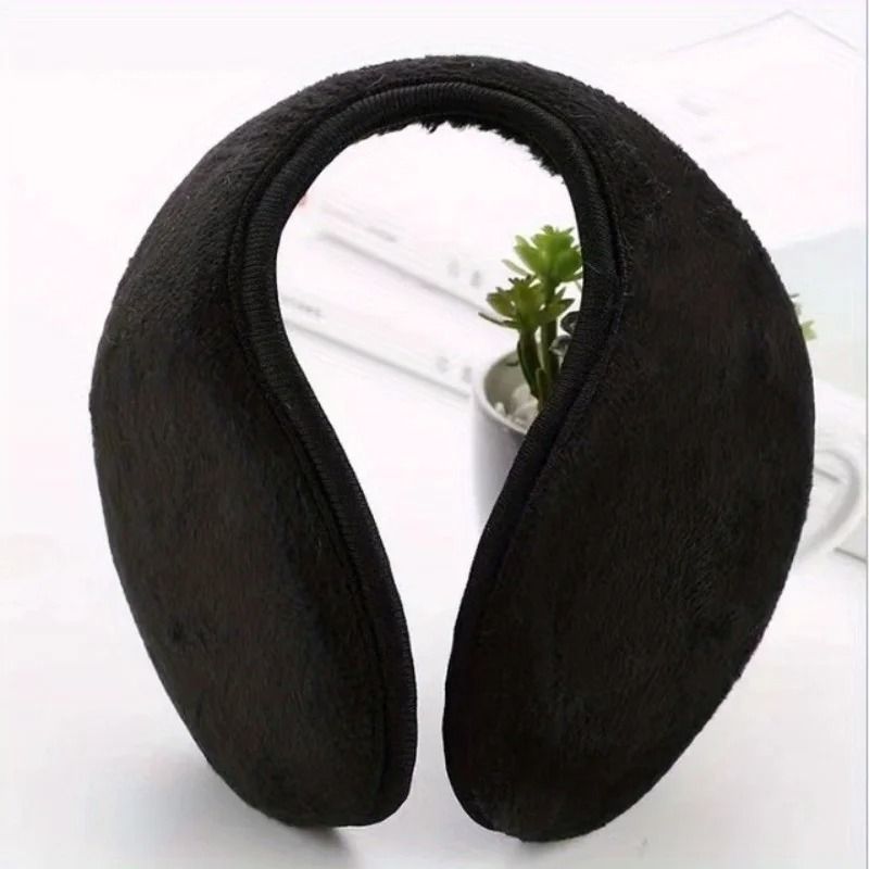 Pearl Earmuffs Plush Winter Warm Ear Warmer Unisex 2