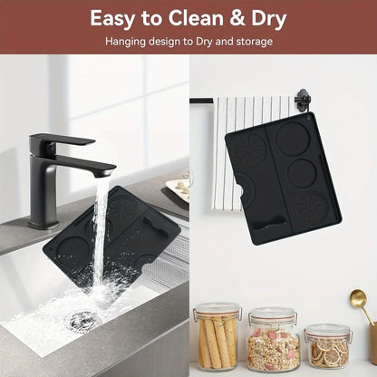 Coffee Tamping Mat Silicone Non Slip Holder Pad Coffee Accessory Tamp Station For Home And Cafe 4