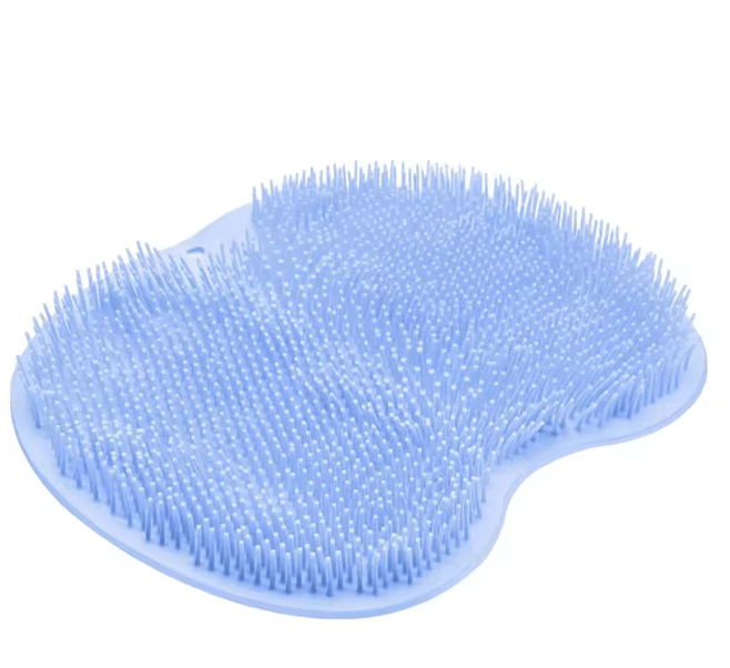 Shower Foot Scrubber And Back Washer Mat With Suction Cups 5
