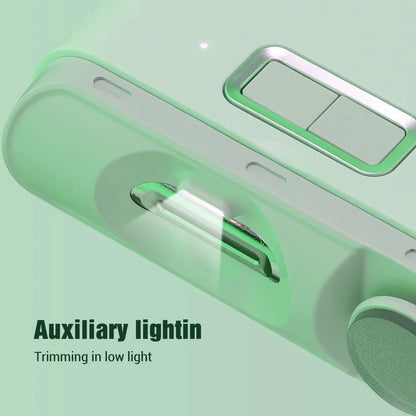 Nail Clipper with Light, Electric Manicure and Pedicure Cutter, Baby and Adult Toe Scissors