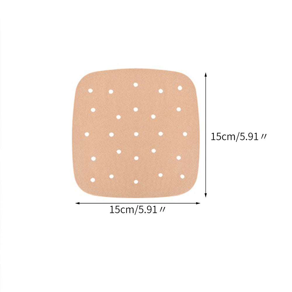 Non-Stick Air Fryer Parchment Paper Liners, Square Disposable Baking Paper Accessories