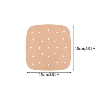 Non-Stick Air Fryer Parchment Paper Liners, Square Disposable Baking Paper Accessories