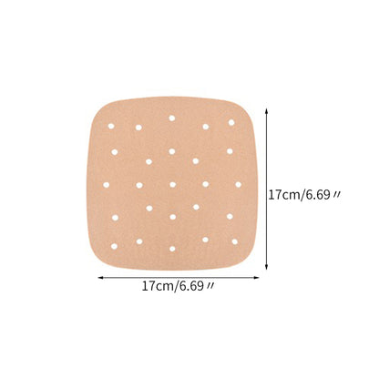 Non-Stick Air Fryer Parchment Paper Liners, Square Disposable Baking Paper Accessories