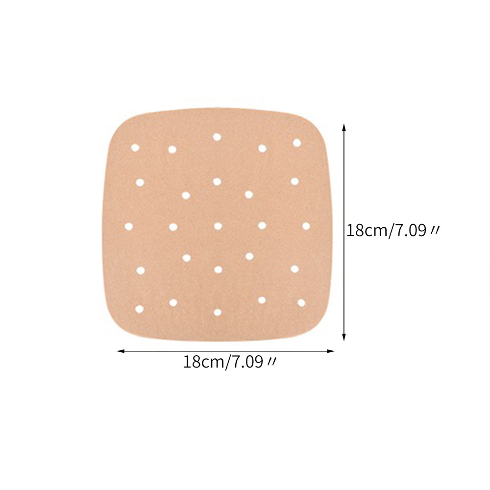 Non-Stick Air Fryer Parchment Paper Liners, Square Disposable Baking Paper Accessories