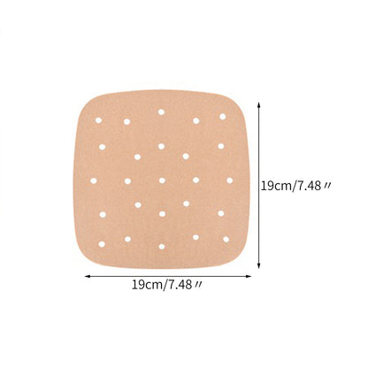 Non-Stick Air Fryer Parchment Paper Liners, Square Disposable Baking Paper Accessories