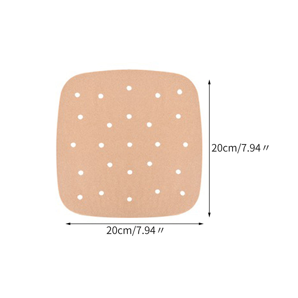 Non-Stick Air Fryer Parchment Paper Liners, Square Disposable Baking Paper Accessories