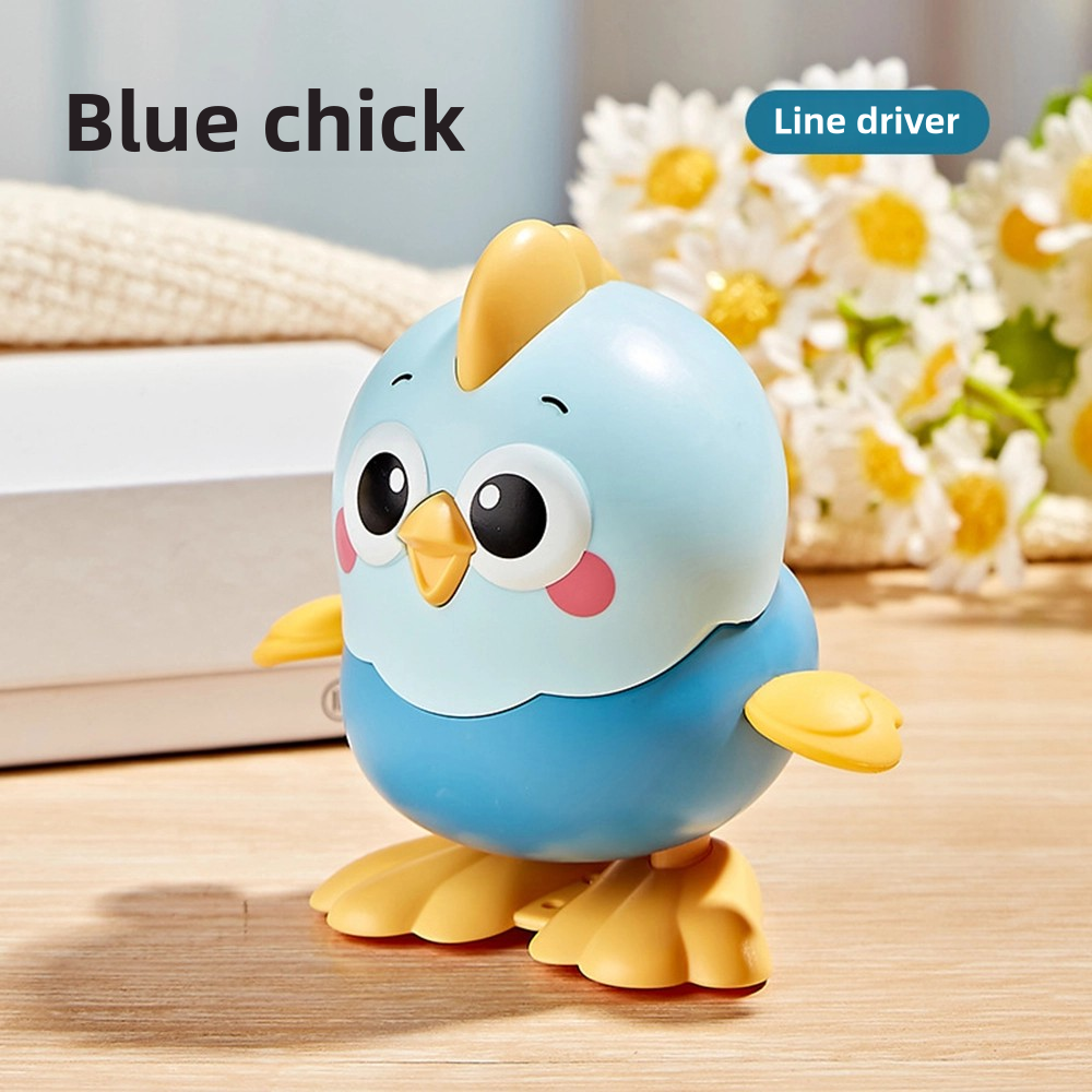 WindUp Toy Chicken For Babies New Cartoon Jumping Little Yellow Chicken Fun Realistic Small Animal  9