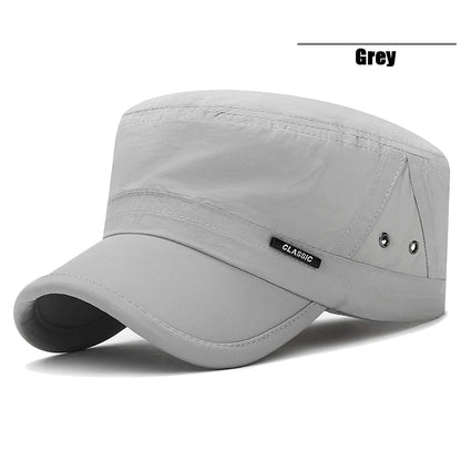 Mens And Womens Military Academy Flat Cap Fashionable Sun Hat Outdoor Sport Caps With Venting Holes 6