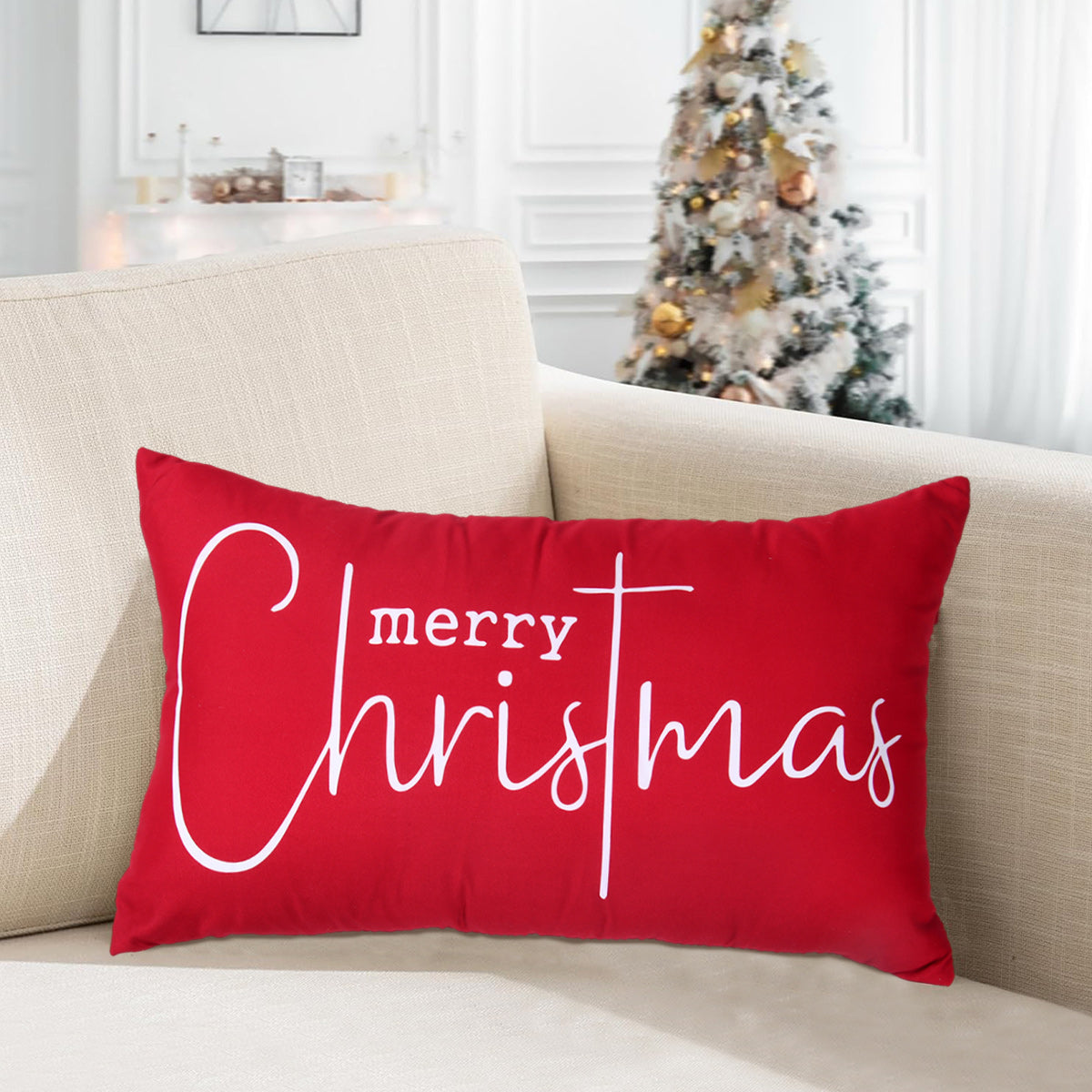 Christmas Santa Claus Pillow Covers, Christmas Party Decoration Gift Navidad Natal New Year Gift