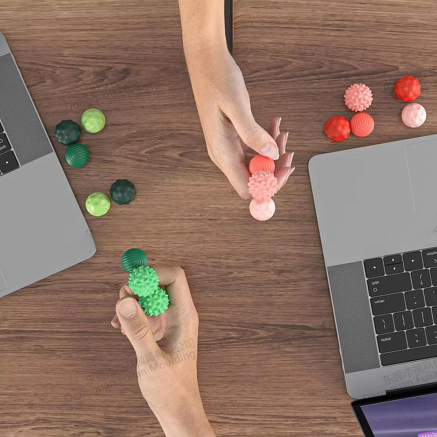 CalmMag Silicone Magnetic Suction Ball Sensory Toy 1