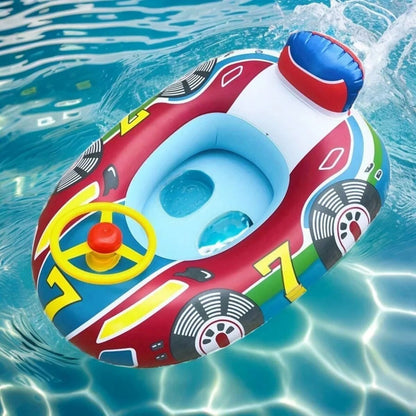 Baby Swimming Pool Float Car Design Inflatable Toddler Swim Ring 2