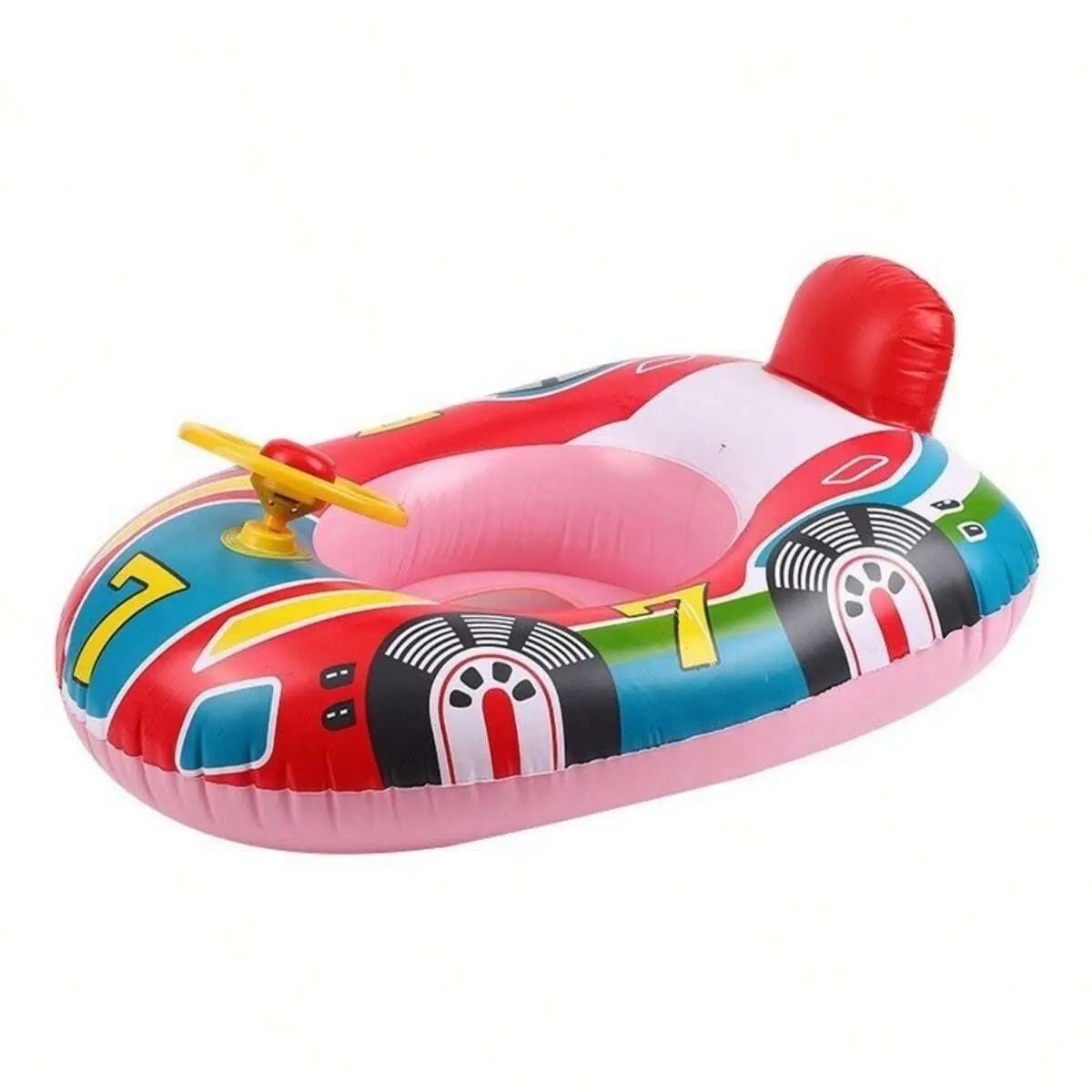 Baby Swimming Pool Float Car Design Inflatable Toddler Swim Ring 6
