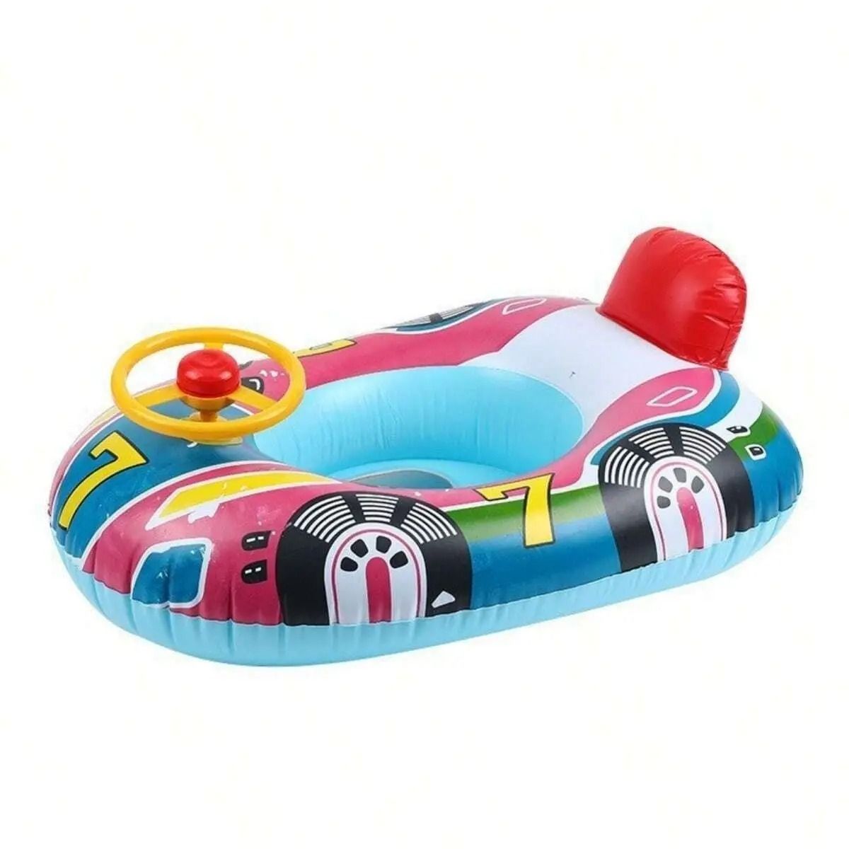 Baby Swimming Pool Float Car Design Inflatable Toddler Swim Ring 7