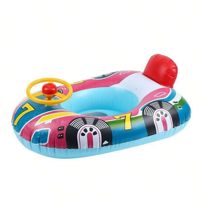 Baby Swimming Pool Float Car Design Inflatable Toddler Swim Ring 7