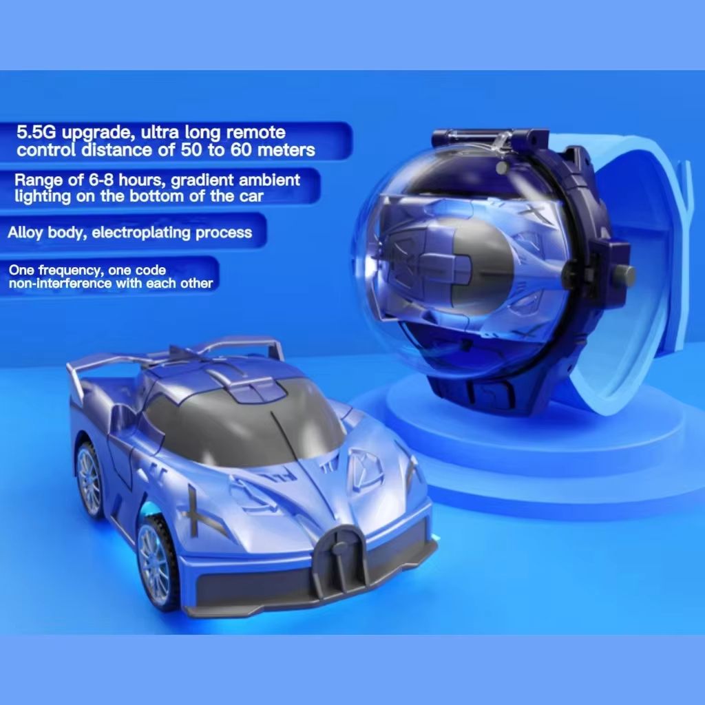 TurboTrack RC Watch Car For Kids 7