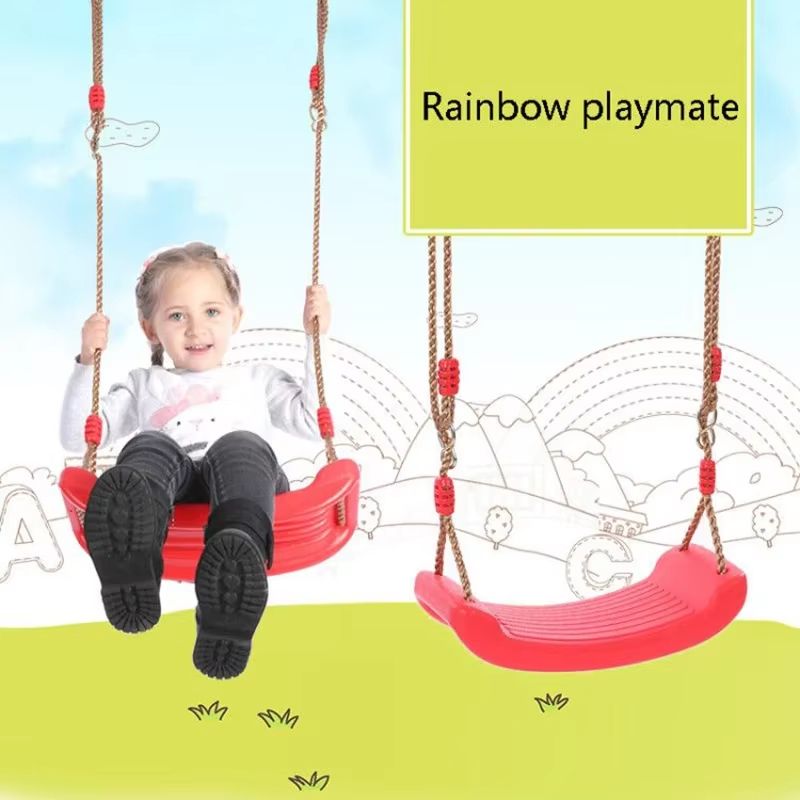 Rainbow Curve Kids Swing Seat For Indoor And Outdoor Play 1