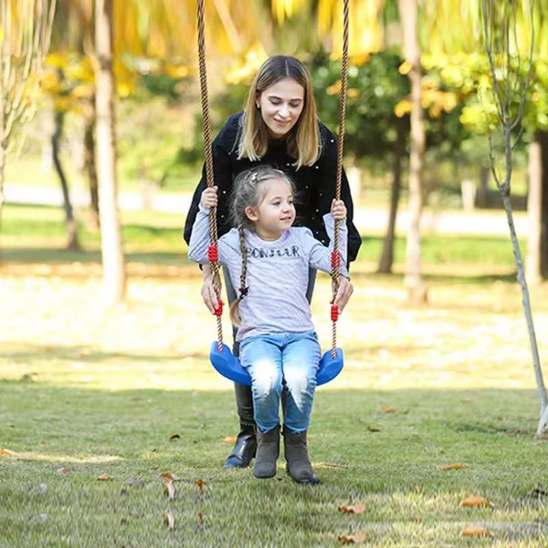 Rainbow Curve Kids Swing Seat For Indoor And Outdoor Play 4