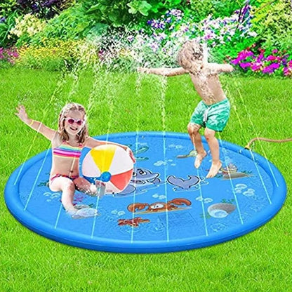 SplashZone Inflatable Sprinkler Play Mat For Kids  Outdoor Water Fun 2