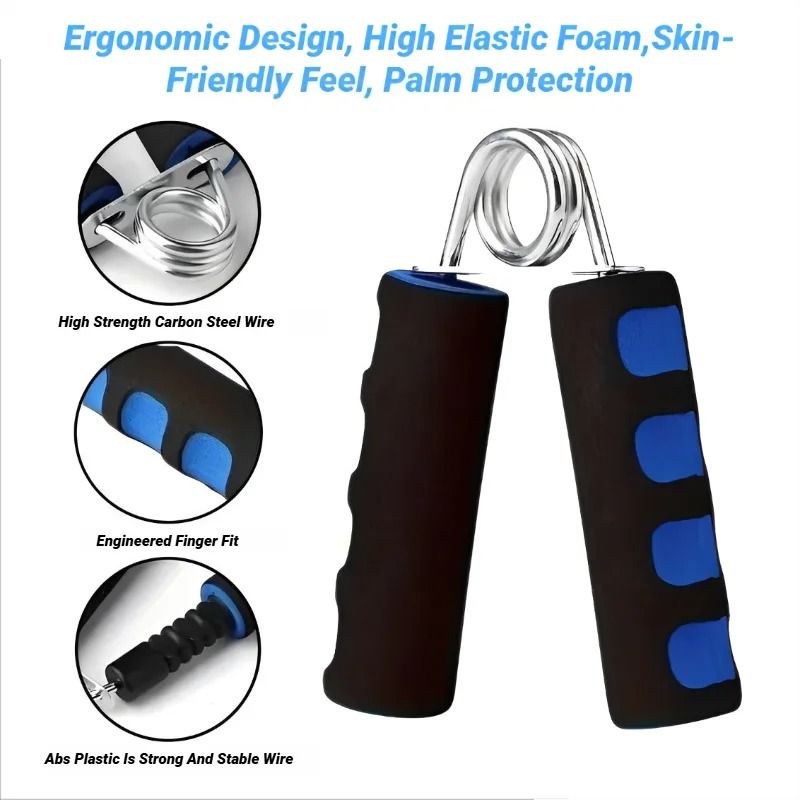 Hand Grip Finger Strength Trainer Power Exerciser Forearm Strengthener Carpal Expander 3